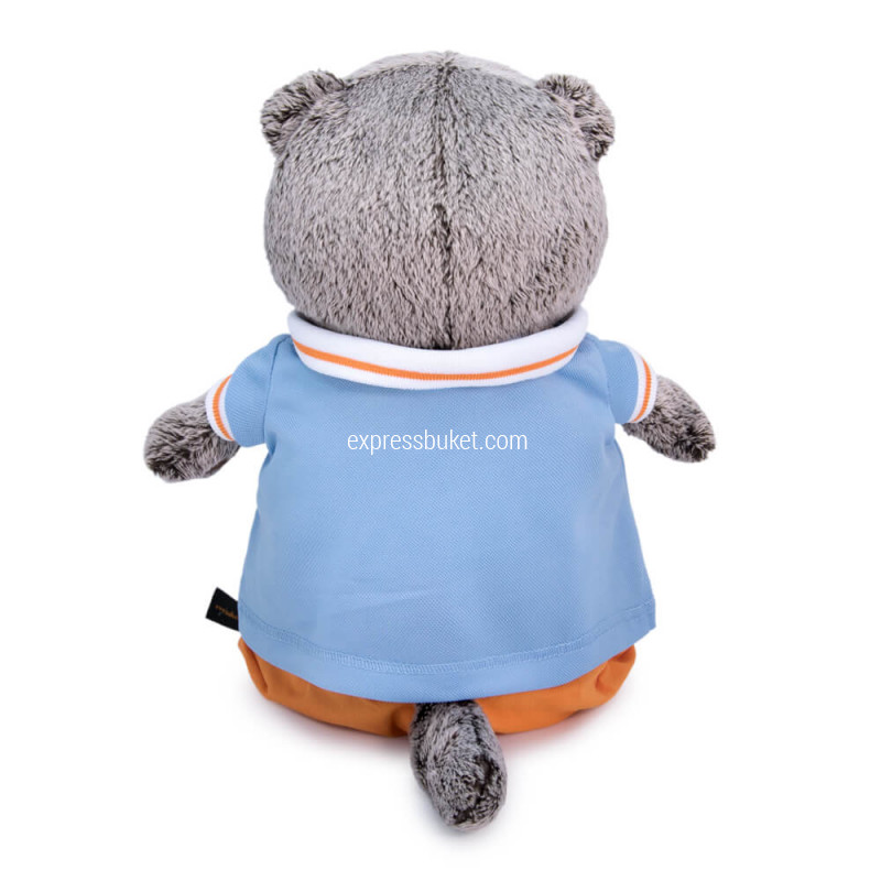 Басик в голубом поло