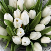 Букет Белый Тюльпан